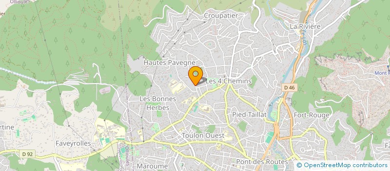 localisation de l'entreprise CLIO  TOULON