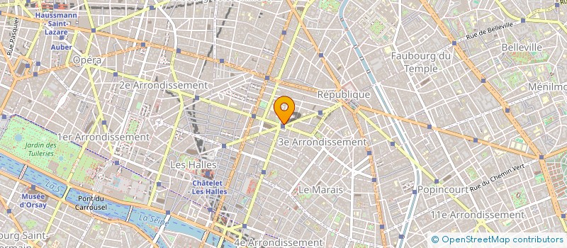 localisation de l'entreprise CLIO-BLUE à PARIS