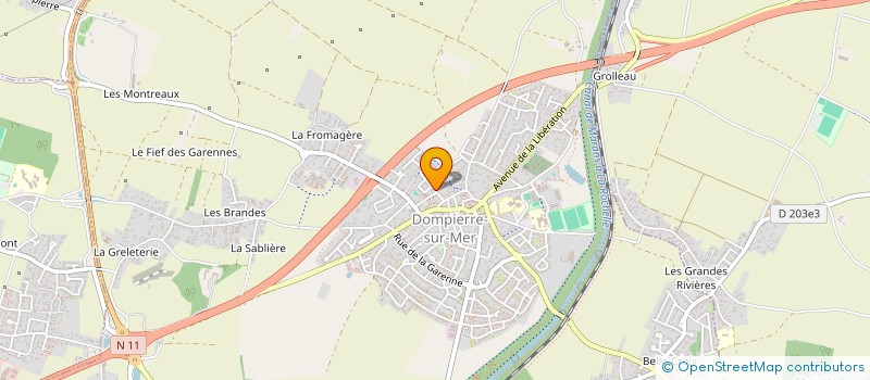 localisation de l'entreprise CLIP  DOMPIERRE-SUR-MER