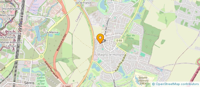 localisation de l'entreprise CLIP  MAGNY-LE-HONGRE