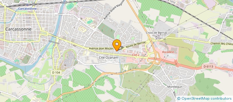 localisation de l'entreprise CLIP CLAP VIDEO à CARCASSONNE