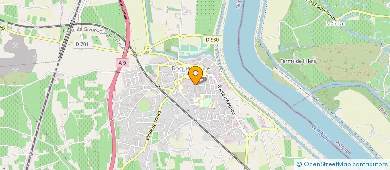 localisation de l'entreprise CLIP SCI  ROQUEMAURE