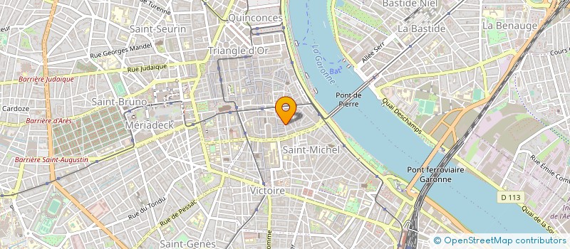 localisation de l'entreprise CLIPACK à BORDEAUX