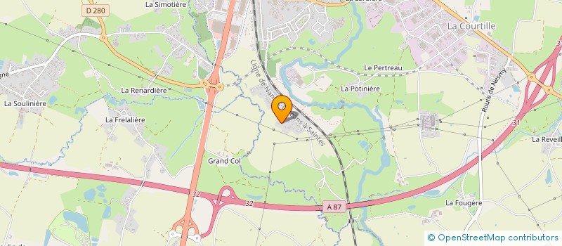 localisation de l'entreprise CLIPO à ROCHE SUR YON (LA)
