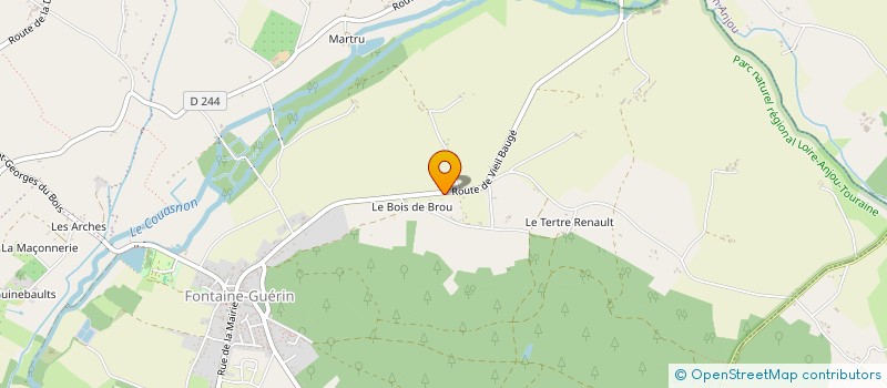 localisation de l'entreprise CLIPPER à BRISSAC LOIRE AUBANCE