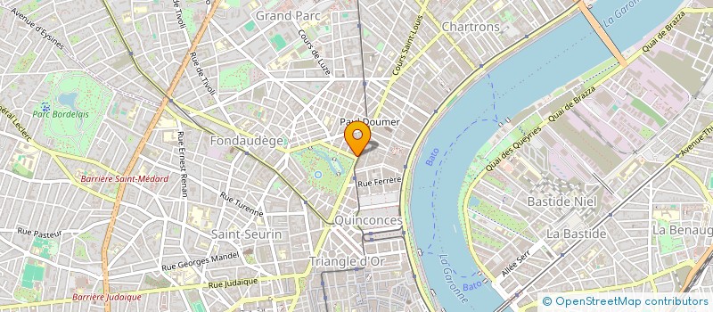 localisation de l'entreprise CLIPPER  BORDEAUX