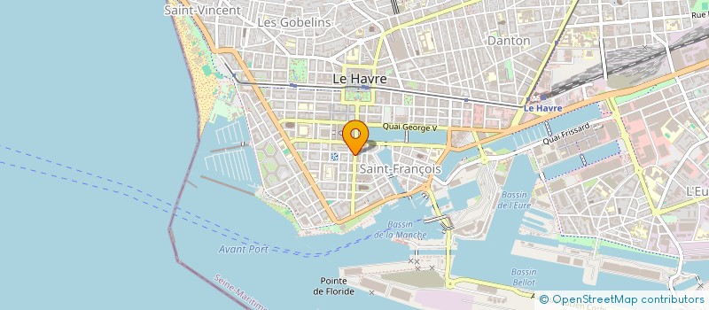 localisation de l'entreprise CLIPPER FORMATION à LE HAVRE
