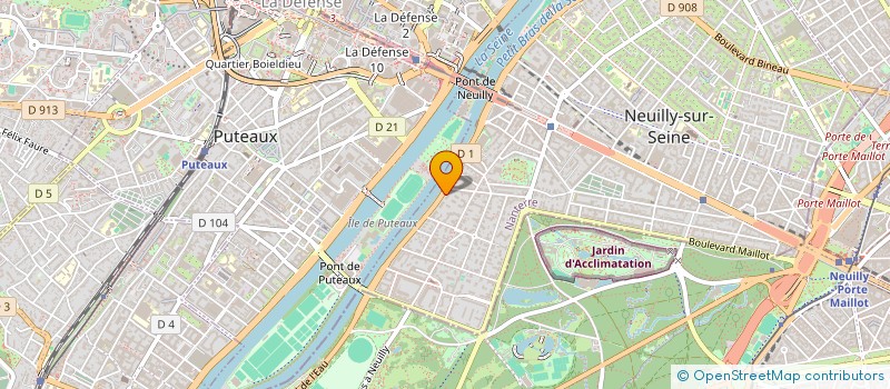 localisation de l'entreprise CLIPPERTON à NEUILLY-SUR-SEINE