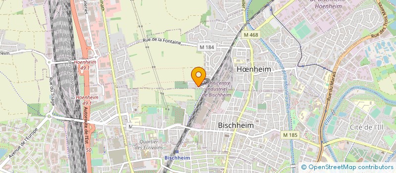 localisation de l'entreprise CLIPS  HNHEIM