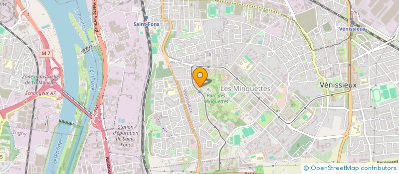 localisation de l'entreprise CLIPS AUTO à VENISSIEUX