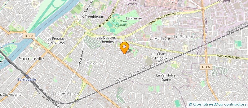 localisation de l'entreprise CLIPS PLUS à SARTROUVILLE