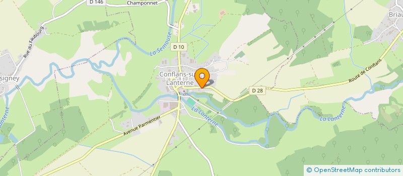 localisation de l'entreprise CLIQUE DE CONFLANS  CONFLANS-SUR-LANTERNE