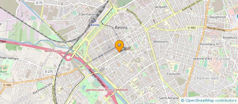 localisation de l'entreprise CLIQUE ET CROQUE  REIMS