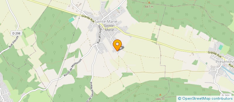 localisation de l'entreprise CLIQUE ETOUVANS  SAINTE-MARIE