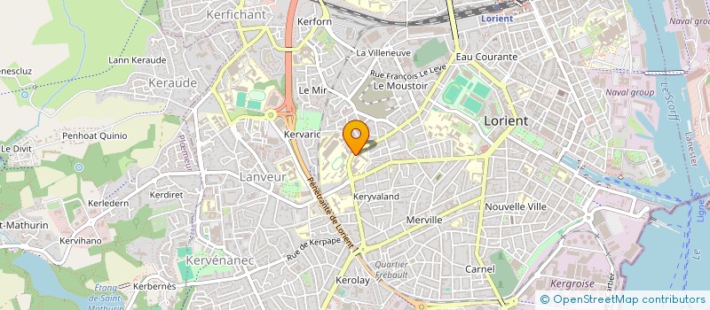 localisation de l'entreprise CLIQUEZ MCAD  LORIENT