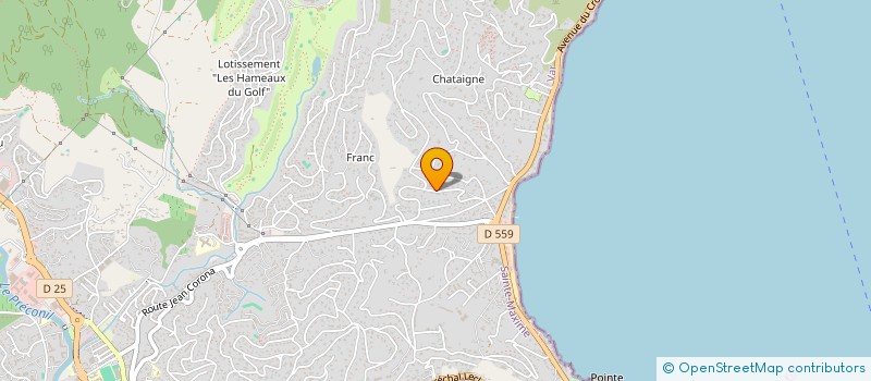 localisation de l'entreprise CLISAT à SAINTE-MAXIME