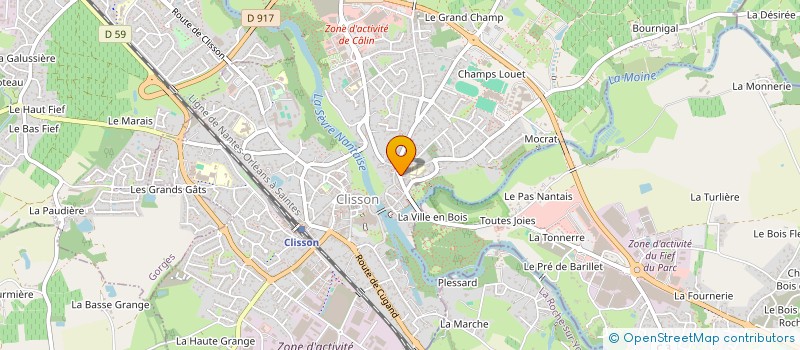 localisation de l'entreprise CLISSON DIET à CLISSON