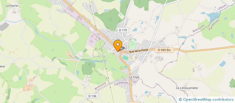 localisation de l'entreprise CLISSON INDUSTRIES à MONCOUTANT-SUR-SEVRE