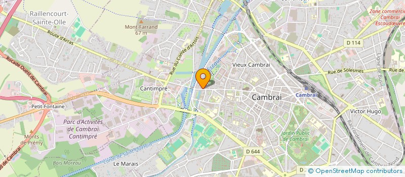 localisation de l'entreprise CLISSON LTS à CAMBRAI