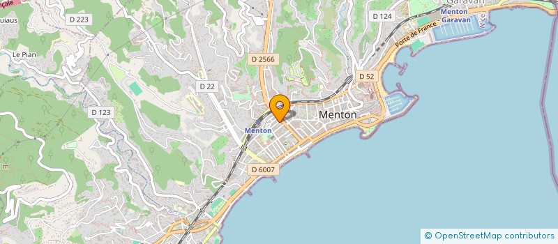 localisation de l'entreprise CLITOR TRADING à MENTON