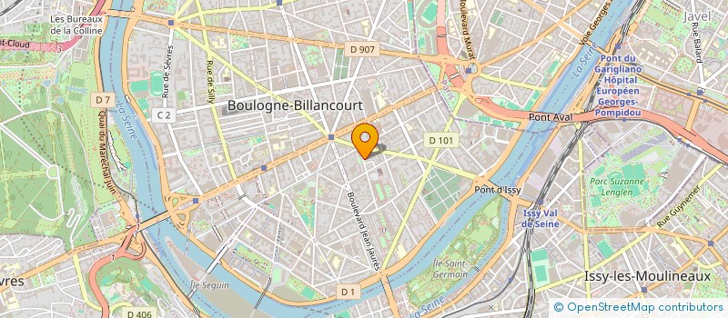 localisation de l'entreprise CLIVIA à BOULOGNE-BILLANCOURT