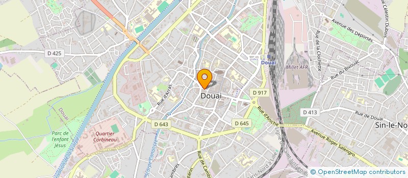 localisation de l'entreprise CLJ à DOUAI