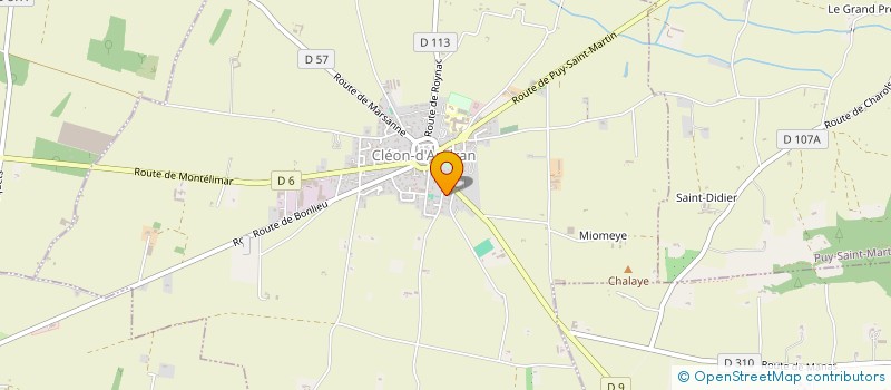 localisation de l'entreprise CLJ  CLEON-D'ANDRAN