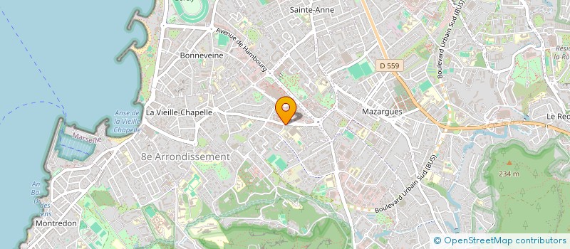 localisation de l'entreprise CLJ à MARSEILLE