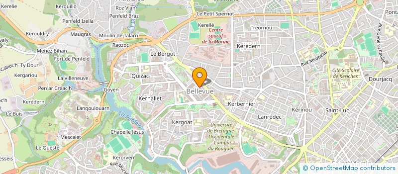 localisation de l'entreprise CLJ BREST à BREST