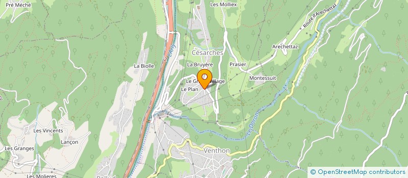 localisation de l'entreprise CLJ ELECTRICITE  CESARCHES