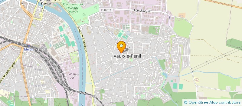 localisation de l'entreprise CLJ L'ARTISAN DU CHOIX à VAUX-LE-PENIL