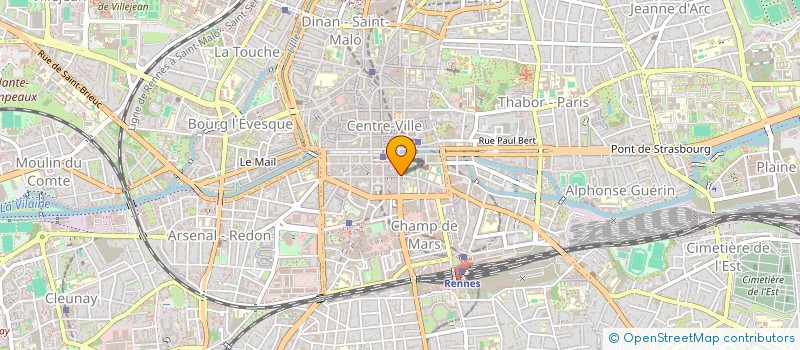 localisation de l'entreprise CLK 1  RENNES