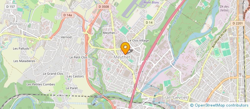 localisation de l'entreprise CLK 74 à ANNECY