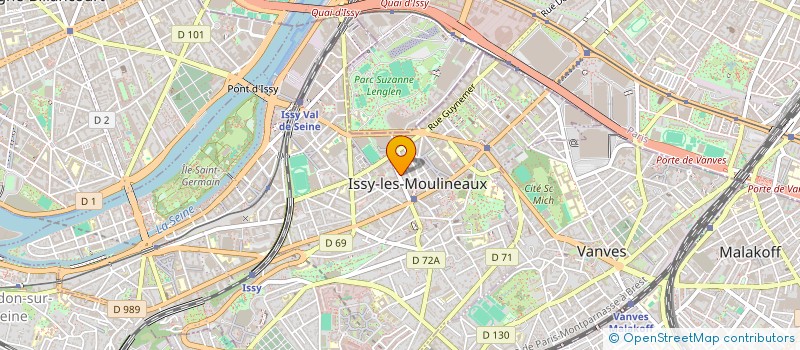 localisation de l'entreprise CLK à ISSY-LES-MOULINEAUX