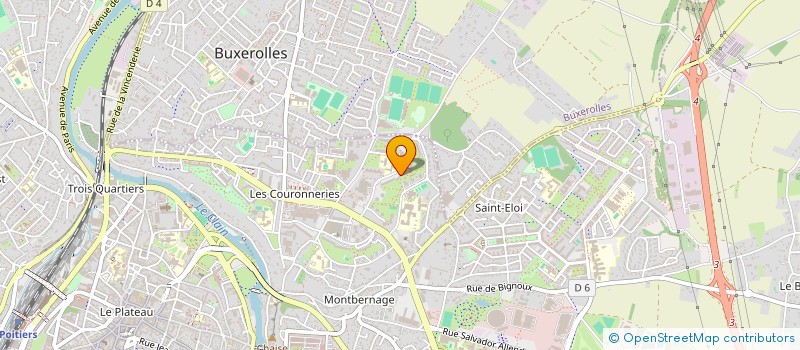 localisation de l'entreprise CLK CARRELAGE  POITIERS