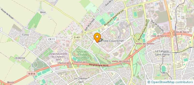 localisation de l'entreprise CLK-FIBER à CAEN