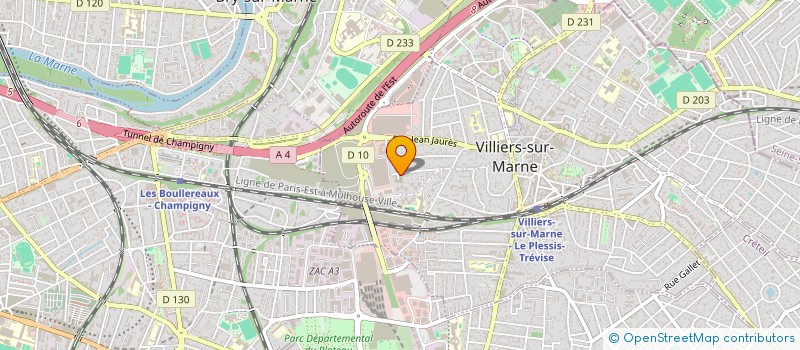 localisation de l'entreprise CLK II  DRANCY