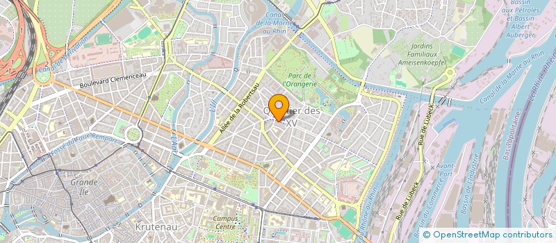 localisation de l'entreprise CLK IMMO à STRASBOURG