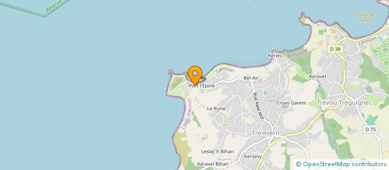 localisation de l'entreprise CLK LUISA  TRELEVERN