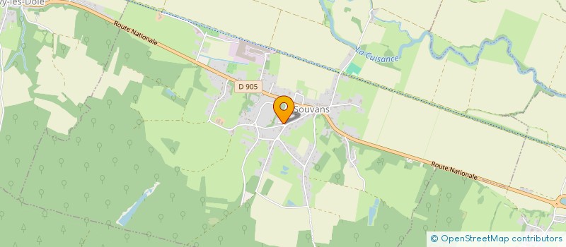 localisation de l'entreprise CLK TRANSPORT  SOUVANS