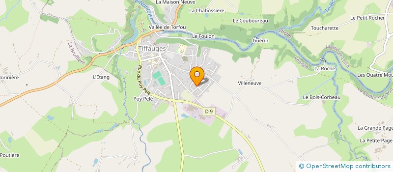 localisation de l'entreprise CLKM  TIFFAUGES