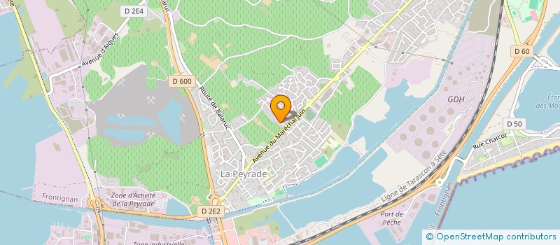 localisation de l'entreprise CLL à FRONTIGNAN