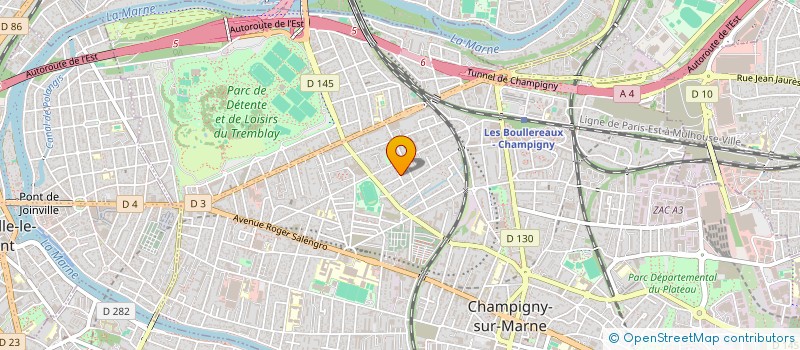 localisation de l'entreprise CLL IMMOBILIER  CHAMPIGNY-SUR-MARNE