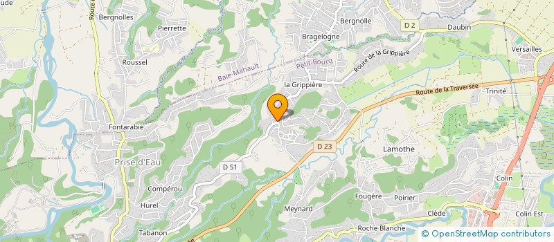 localisation de l'entreprise CLL INVEST  PETIT-BOURG