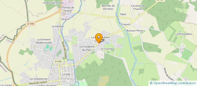 localisation de l'entreprise CLLAC  CHAVEIGNES