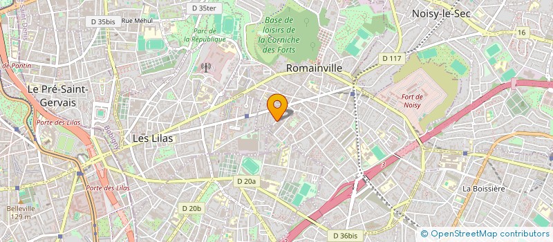 localisation de l'entreprise CLLAN à ROMAINVILLE