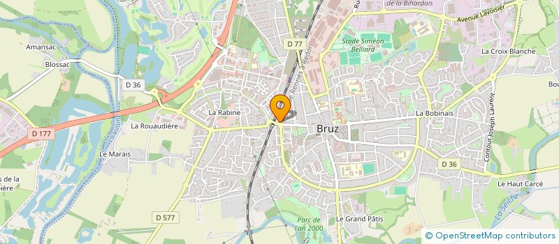localisation de l'entreprise CLLANS  BRUZ