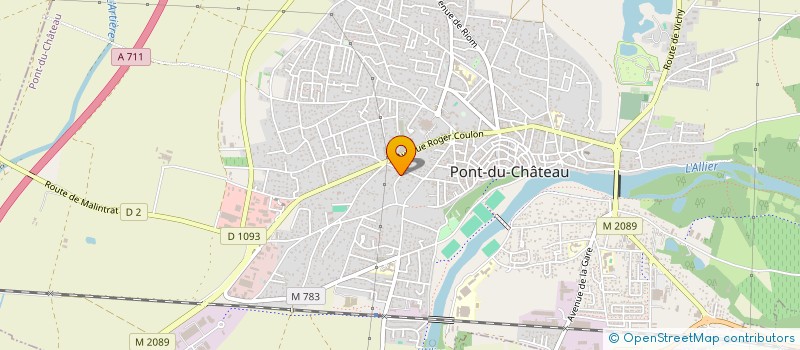 localisation de l'entreprise CLLEA  PONT-DU-CHATEAU