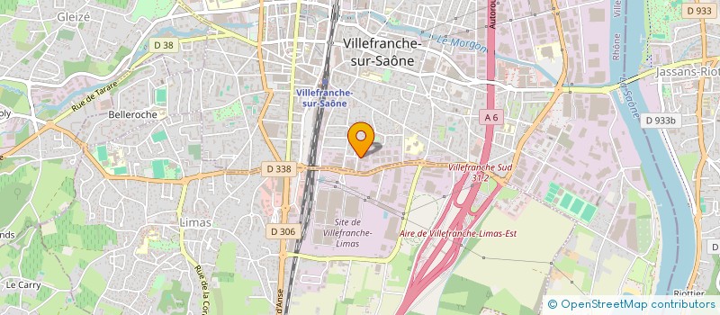 localisation de l'entreprise CLLIA  VILLEFRANCHE-SUR-SAONE