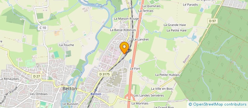 localisation de l'entreprise CLLM  BETTON